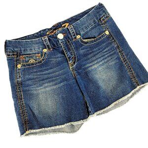 Seven7 Women's 10 Shorts Decorative Stitching Decorative Art Spacious Pockets